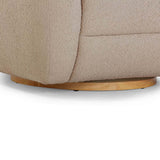 Judy Swivel Chair, Light Brown-Furniture - Chairs-High Fashion Home
