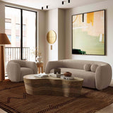 Judy Swivel Chair, Light Brown-Furniture - Chairs-High Fashion Home