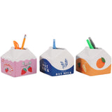 Juice & Milk Carton Pencil Cups, Multi, Set of 3-Accessories-High Fashion Home