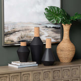 Jules Vase, Black-Accessories-High Fashion Home