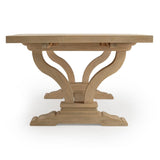 Julia Extension Dining Table, Soft Earth-Furniture - Dining-High Fashion Home