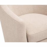 Julie Swivel Chair, Athens Cream