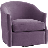Julie Swivel Chair, Vance Amethyst