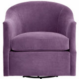Julie Swivel Chair, Vance Amethyst