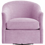 Julie Swivel Chair, Vance Amethyst