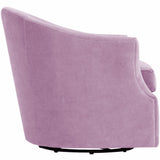 Julie Swivel Chair, Vance Amethyst