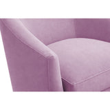 Julie Swivel Chair, Vance Amethyst