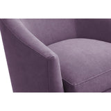 Julie Swivel Chair, Vance Amethyst