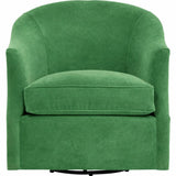 Julie Swivel Chair, Vance Emerald