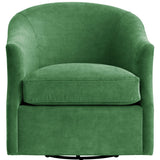 Julie Swivel Chair, Vance Emerald