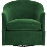 Julie Swivel Chair, Vance Emerald