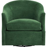 Julie Swivel Chair, Vance Emerald