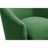 Julie Swivel Chair, Vance Emerald