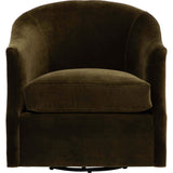 Julie Swivel Chair, Vance Olive