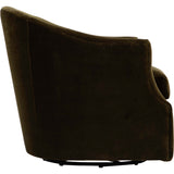 Julie Swivel Chair, Vance Olive