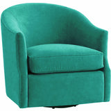 Julie Swivel Chair, Vance Teal