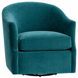 Julie Swivel Chair, Vance Teal