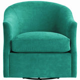 Julie Swivel Chair, Vance Teal