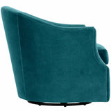 Julie Swivel Chair, Vance Teal
