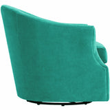 Julie Swivel Chair, Vance Teal