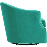Julie Swivel Chair, Vance Teal