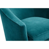 Julie Swivel Chair, Vance Teal