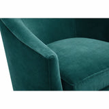 Julie Swivel Chair, Vance Teal