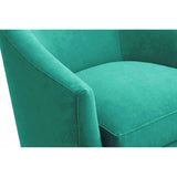 Julie Swivel Chair, Vance Teal