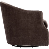 Julie Swivel Chair, Athens Espresso