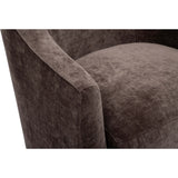 Julie Swivel Chair, Athens Espresso