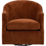 Julie Swivel Chair, Athens Sienna