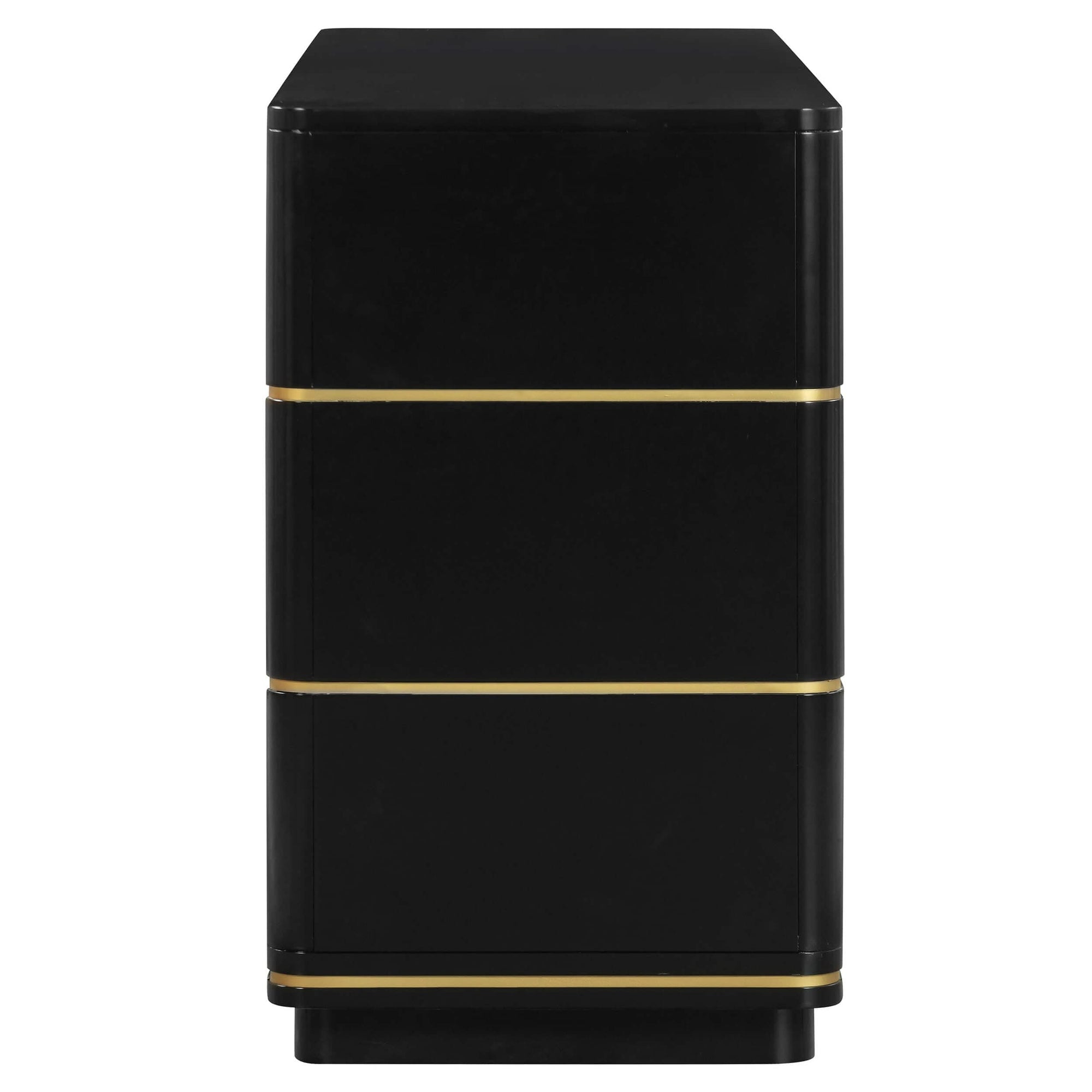 Julieta 6 Drawer Dresser, Black High Fashion Home Julieta 6 Drawer Dresser, Black High Fashion Home