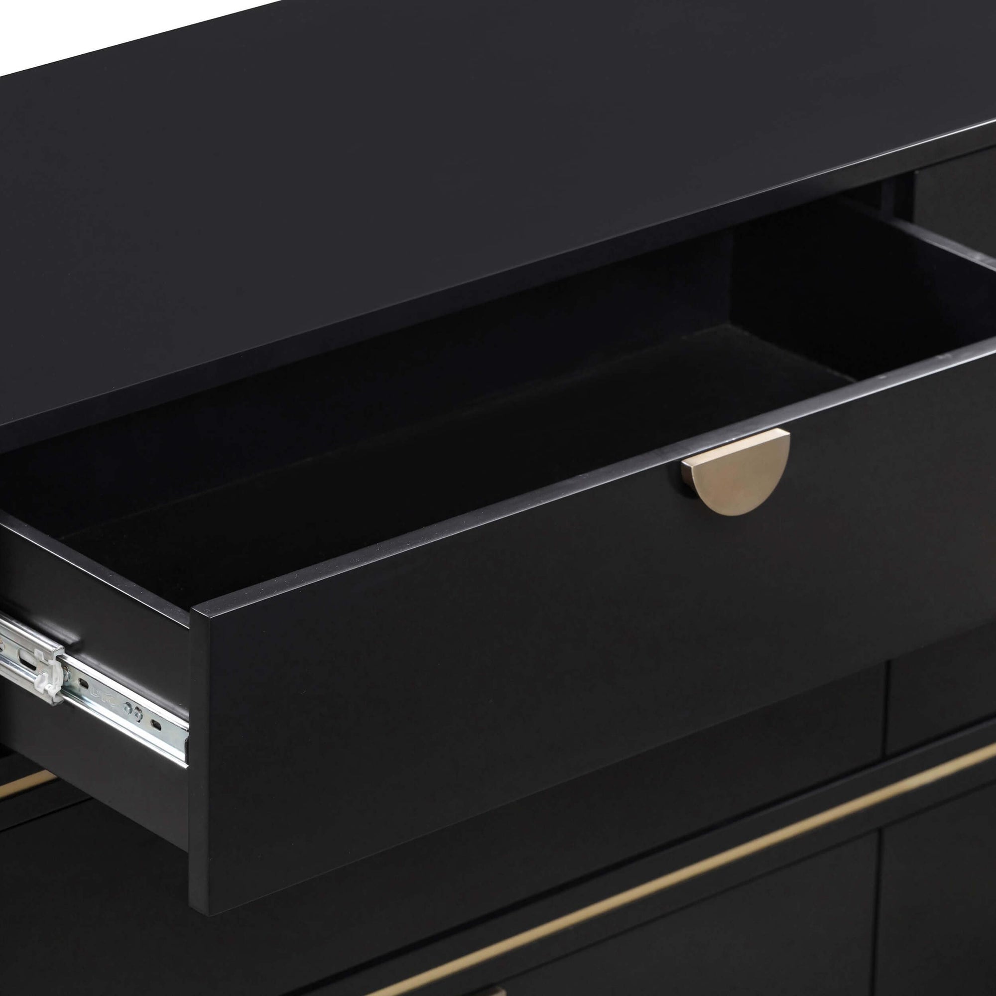 Julieta 6 Drawer Dresser, Black High Fashion Home Julieta 6 Drawer Dresser, Black High Fashion Home