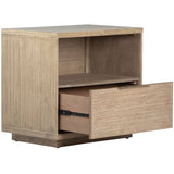 Juliette Nightstand, Natural Warm Wash