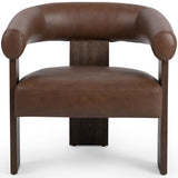 Julina Accent Chair, Rich Cocoa-Furniture - Chairs-High Fashion Home