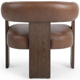 Julina Accent Chair, Rich Cocoa-Furniture - Chairs-High Fashion Home