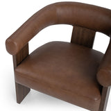 Julina Accent Chair, Rich Cocoa-Furniture - Chairs-High Fashion Home