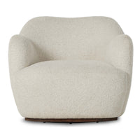 Julius Swivel Chair, Sheldon Ivory