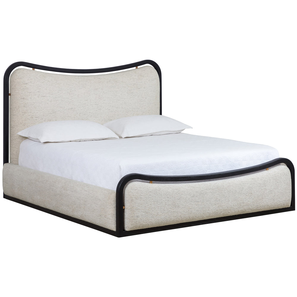 Junia Bed King, Halley Moon-Furniture - Bedroom-High Fashion Home