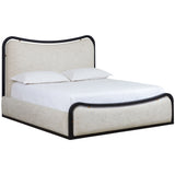 Junia Bed King, Halley Moon-Furniture - Bedroom-High Fashion Home