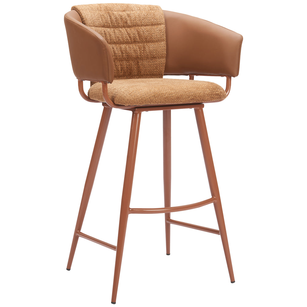 Juno Barstool, Brown, Set of 2
