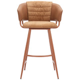 Juno Barstool, Brown, Set of 2