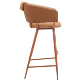 Juno Barstool, Brown, Set of 2
