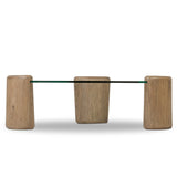Juno Coffee Table, Drift Oak by Four Hands-Furniture - Accent Tables-High Fashion Home
