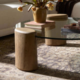 Juno Coffee Table, Drift Oak by Four Hands-Furniture - Accent Tables-High Fashion Home