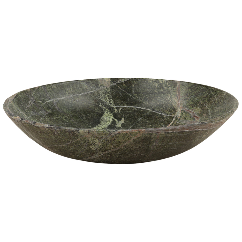 Jutta Marble Bowl, Green-Accessories-High Fashion Home