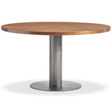 Brasea Round Dining Table, Lume