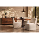 Brasea Round Dining Table, Lume