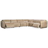 Alta 6 Piece Leather Power Motion Sectional, 371-022