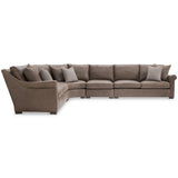 Keirnan 4 piece Leather Sectional, 321-220